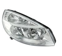 Фара передняя левая (H1/H7/PY21W/ W5W, электрическое, без моторчика) Renault Scenic II / Рено Сценик 2 2003-2006 551-1144R-LD-EM DEPO (Тайвань)