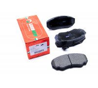 Тормозные колодки передние (с датчиком, R15) Fiat Ducato / Citroen Jumper / Peugeot Boxer 1994-2006 RM1095 GOODREM (Венгрия)