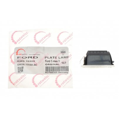 Підсвітка номера Ford C‑MAX 2 / Форд С Макс 2 2010–2019 RWS10359 ROTWEISS (Туреччина)