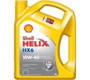 Синтетичне моторне масло 10W40 HELIX HX6 4L (MB 229.3 / RENAULT RN 0700 / VW 502.00 / VW 505.00) HELIXHX610W404L SHELL (Нидерланды)