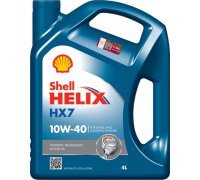 Синтетичне моторне масло 10W40 HELIX HX7 4L (MB 229.3 / RENAULT RN 0700 / RENAULT RN 0710 / VW 505.00 / VW 502.00) HELIXHX710W404L SHELL (Нидерланды)