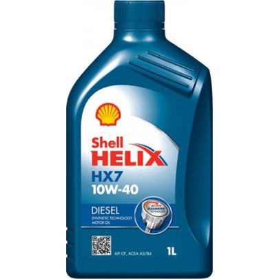 Синтетичне моторне масло 10W40 HELIX HX7 1L (MB 229.3 / VW 505.00 / RENAULT RN 0710) HELIXHX7D10W401L SHELL (Нидерланды)
