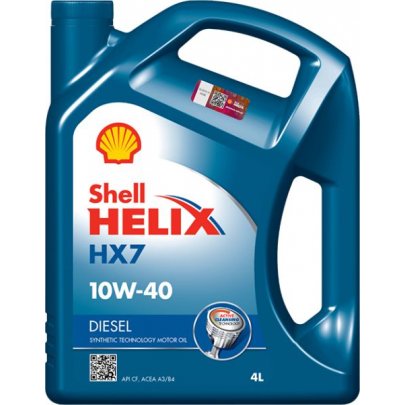 Синтетичне моторне масло 10W40 HELIX HX7 4L (MB 229.3 / VW 505.00 / RENAULT RN 0710) HELIXHX7D10W404L SHELL (Нидерланды)
