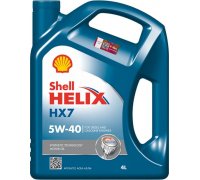 Синтетичне моторне масло 5W40 HELIX HX7 4L (FIAT 9.55535 M2 / MB 229.3 / RENAULT RN 0700 / RENAULT RN 0710 / VW 502.00 / VW 505.00) HELIXHX75W404L SHELL (Нидерланды)