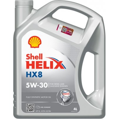 Синтетичне моторне масло 5W30 HELIX HX8 4L (RENAULT RN 0700 / RENAULT RN 0710 / VW 502.00 / VW 505.00 / MB 229.5) HELIXHX85W304L SHELL (Нидерланды)