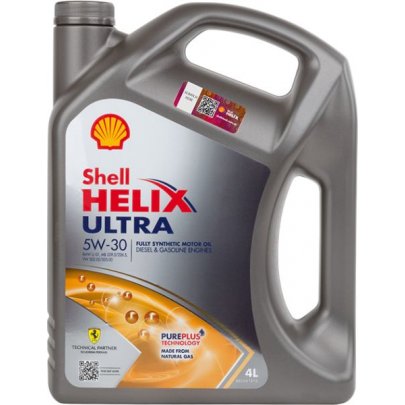 Синтетичне моторне масло 5W30 HELIX ULTRA 4L (BMW LL-01 / MB 226.5 / MB 229.5 / RENAULT RN 0700 / RENAULT RN 0710 / VW 502.00 / VW 505.00) HELIXU.5W304L SHELL (Нидерланды)