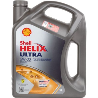 Синтетичне моторне масло 5W30 HELIX ULTRA 5L (MB 229.5 / MB 229.6 / RENAULT RN 0700 / RENAULT RN 0710 / VW 502.00 / VW 505.00) HELIXU.5W304L SHELL (Нидерланды)