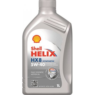 Синтетичне моторне масло 5W40 HELIX HX8 1L (FIAT 9.55535 M2 / MB 229.3 / RENAULT RN 0700 / RENAULT RN 0710 / VW 502.00 / VW 505.00) HELIXHX85W401L SHELL (Нидерланды)