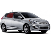 Hyundai Accent 2011-2017 Боковое стекло зданее правое (опускное, HB) 65345A XYG (КНР)