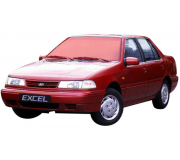 Hyundai Excel 1989-1994 Лобове скло 24792T XYG (КНР)