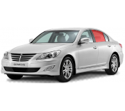 Hyundai Genesis 2008-2014 Бокове скло заднє ліве (опускне) 30525A XYG (КНР)