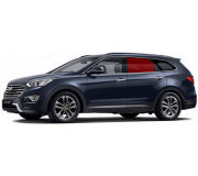 Hyundai Grand Santa Fe 2012-2018 Бокове скло заднє ліве (опускне) 66169A XYG (КНР)