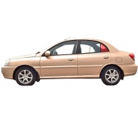 Kia Rio 2000-2005 Форточка задньої лівої дверки (SEDAN) 25303A SEKURIT (Франція)