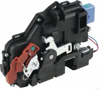 Замок передней двери левой (с центральным замком, 9 pin) Skoda Octavia 2 / Шкода Октавия 2 2004-2013 113509 TOPRAN (Германия)