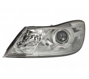 Фара передняя левая (H1; H7; PY21W; W5W электрическое, с моторчиком) Skoda Octavia 2 / Шкода Октавия 2 2004-2013 1EL247052-251 HELLA (Германия)