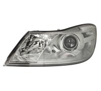 Фара передняя левая (H1; H7; PY21W; W5W электрическое, с моторчиком) Skoda Octavia 2 / Шкода Октавия 2 2004-2013 1EL247052-251 HELLA (Германия)