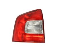 Фонарь задний левый (P21W; W3W) Skoda Octavia 2 / Шкода Октавия 2 2004-2013 11-12260-01-2 TYC (Тайвань)