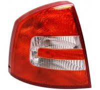 Ліхтар задній лівий (P21/4W; P21W; W3W) Skoda Octavia 2 / Шкода Октавія 2 2004-2013 665-1909L-UE DEPO (Тайвань)
