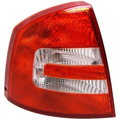 Фонарь задний левый (P21/4W; P21W; W3W) Skoda Octavia 2 / Шкода Октавия 2 2004-2013 665-1909L-UE DEPO (Тайвань)