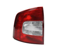 Фонарь задний левый (P21W) Skoda Octavia 2 / Шкода Октавия 2 2004-2013 665-1917L-UE DEPO (Тайвань)