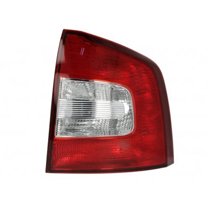 Фонарь задний правый (P21W) Skoda Octavia 2 / Шкода Октавия 2 2004-2013 665-1917R-UE DEPO (Тайвань)