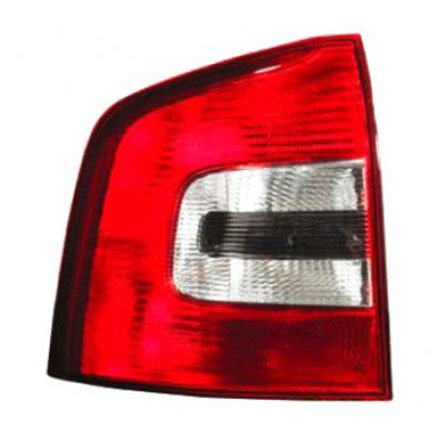 Фонарь задний левый (P21W; W3W) Skoda Octavia 2 / Шкода Октавия 2 2004-2013 FP6409F3-E DEPO (Тайвань)