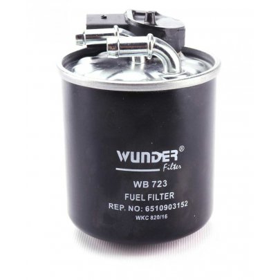 Паливний фільтр (без водного сепаратора) MB Sprinter 906 2.2CDI 2009- WB-723 WUNDER (Туреччина)
