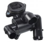 Термостат (87 °C, с  корпусом) Volkswagen Passat B6 / Фольксваген Пассат Б6 2.0TDI 2005-2010 102436 FEBI (Германия)