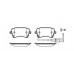 Тормозные колодки задние (LUCAS, с датчиком) VW Transporter T5 2897.11 ROADHOUSE (Испания) - Фото №2