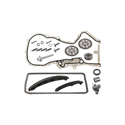 Комплект цепи ГРМ (двигатель: CAXA) Volkswagen Passat B6 / Фольксваген Пассат Б6 1.4TSI 2005-2010 171596 FEBI (Германия)