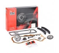Комплект ланцюга ГРМ (двигун: BLF) Volkswagen Passat B6 / Фольксваген Пассат Б6 1.6FSI 2005-2010 TCK87VVT FAI AUTOPARTS (Велика Британія)