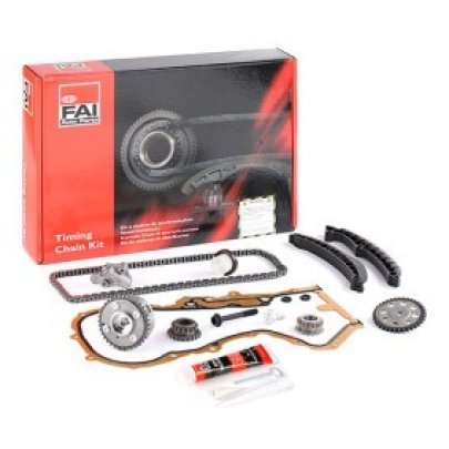 Комплект ланцюга ГРМ (двигун: CDGA) Volkswagen Passat B6 / Фольксваген Пассат Б6 1.4TSI 2005-2010 TCK87VVT FAI AUTOPARTS (Велика Британія)