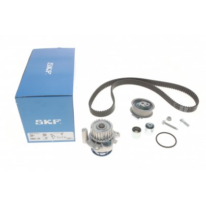 Комплект ГРМ + помпа Volkswagen Passat B6 / Фольксваген Пассат Б6 2.0TFSI 2005-2010 VKMC01222 SKF (Франция)