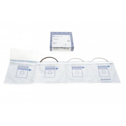 Комплект поршневих кілець (стандарт, двигун: BSE, BSF) Volkswagen Passat B6 / Фольксваген Пассат Б6 1.6FSI 2005-2010 800049811000 KOLBENSCHMIDT (Німеччина)