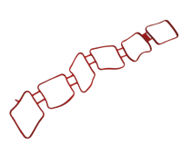 Прокладка впускного коллектора Volkswagen Passat B6 / Фольксваген Пассат Б6 3.6FSI 2005-2010 03H133237D VAG (Германия)