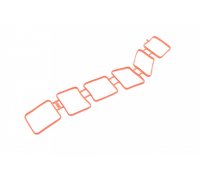 Прокладка впускного коллектора Volkswagen Passat B6 / Фольксваген Пассат Б6 3.6FSI 2005-2010 305.730 ELRING (Германия)