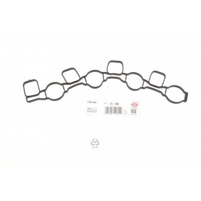 Прокладка впускного коллектора Volkswagen Passat B6 / Фольксваген Пассат Б6 2.0TDI 2005-2010 736.650 ELRING (Германия)