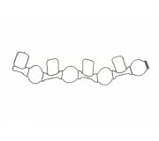 Прокладка впускного коллектора VW Touran / Фольксваген Туран 2.0TDI 2003-2015 IM1743 FAI AUTOPARTS (Великобритания)