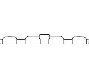Прокладка впускного коллектора VW Touran / Фольксваген Туран 2.0 (бензин) 2003-2015 450108H CORTECO (Италия)