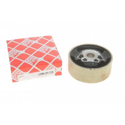 Подушка двигуна задня нижня (без різьблення, двигун: BSE, BSF, BLF) Volkswagen Passat B6 / Фольксваген Пассат Б6 1.6FSI 2005-2010 22762 FEBI (Німеччина)