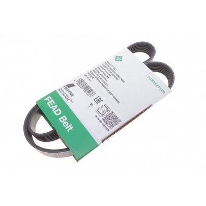 Ремінь генератора (948мм, без кондиціонера) Volkswagen Passat B6 / Фольксваген Пассат Б6 2.0TDI 2005-2010 FB6PK948 INA (Німеччина)