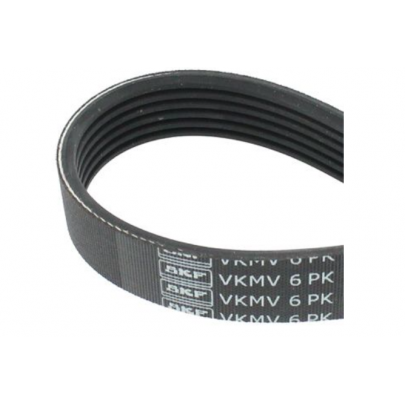 Ремінь генератора (1045мм, з кондиціонером, двигун: BSE, BSF) Volkswagen Passat B6 / Фольксваген Пассат Б6 1.6FSI 2005-2010 VKMV6PK1045 SKF (Франція)