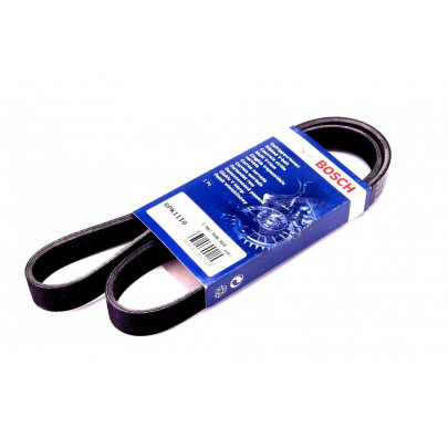 Ремінь генератора (1110мм, з кондиціонером) Volkswagen Passat B6 / Фольксваген Пассат Б6 1.8TSI 2005-2010 1987948304 BOSCH (Німеччина)