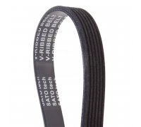 Ремінь генератора (1054мм, з кондиціонером) Volkswagen Passat B6 / Фольксваген Пассат Б6 2.0TFSI 2005-2010 6PK1053 SATO TECH (Україна)