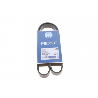 Ремінь генератора (1054мм, з кондиціонером) Volkswagen Passat B6 / Фольксваген Пассат Б6 2.0TFSI 2005-2010 0500061055 MEYLE (Німеччина)
