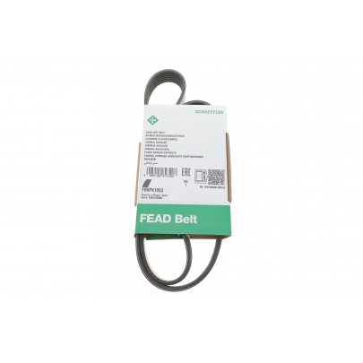 Ремінь генератора (1054мм, з кондиціонером) Volkswagen Passat B6 / Фольксваген Пассат Б6 2.0TFSI 2005-2010 FB6PK1053 INA (Німеччина)