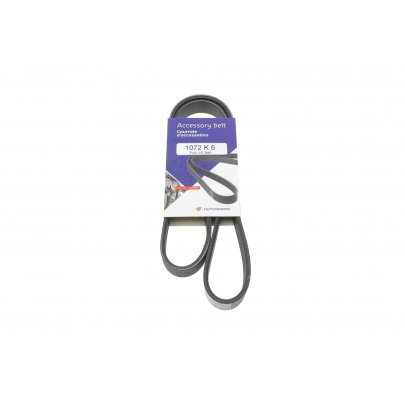 Ремінь генератора (1070мм, з кондиціонером) Volkswagen Passat B6 / Фольксваген Пассат Б6 1.6TDI 2005-2010 1072K6 HUTCHINSON (Франція)