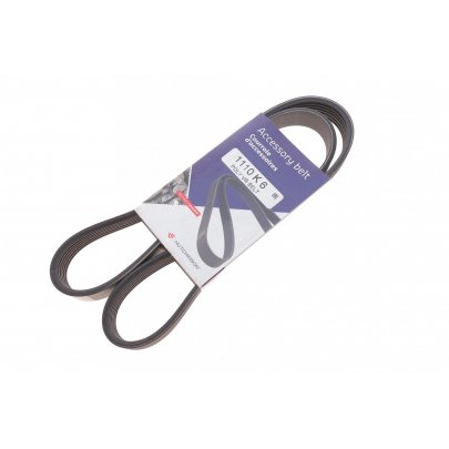 Ремінь генератора (1110мм, з кондиціонером) Volkswagen Passat B6 / Фольксваген Пассат Б6 1.8TSI 2005-2010 1110K6 HUTCHINSON (Франція)