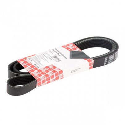 Ремінь генератора (1733мм, з кондиціонером, двигун: BLF) Volkswagen Passat B6 / Фольксваген Пассат Б6 1.6FSI 2005-2010 28972 FEBI (Німеччина)