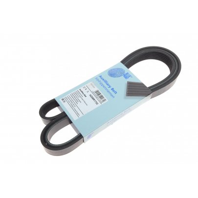 Ремінь генератора (1733мм, з кондиціонером, двигун: BLF) Volkswagen Passat B6 / Фольксваген Пассат Б6 1.6FSI 2005-2010 AD06R1733 BLUE PRINT (Польща)